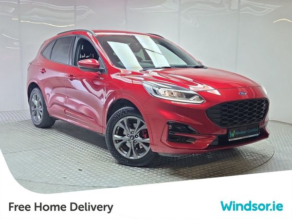 Ford Kuga SUV, Petrol Plug-in Hybrid, 2023, Red