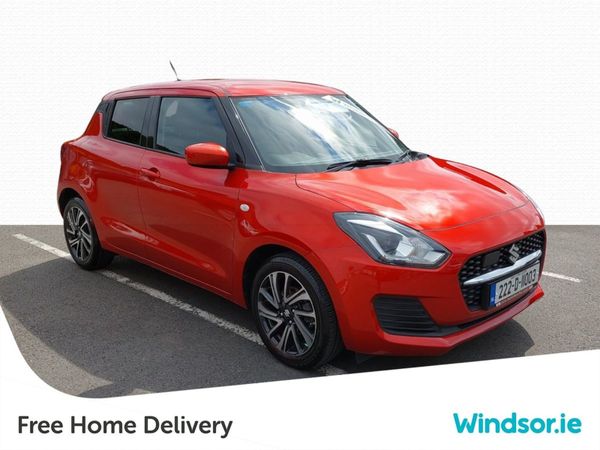 Suzuki Swift Hatchback, Petrol, 2022, Red
