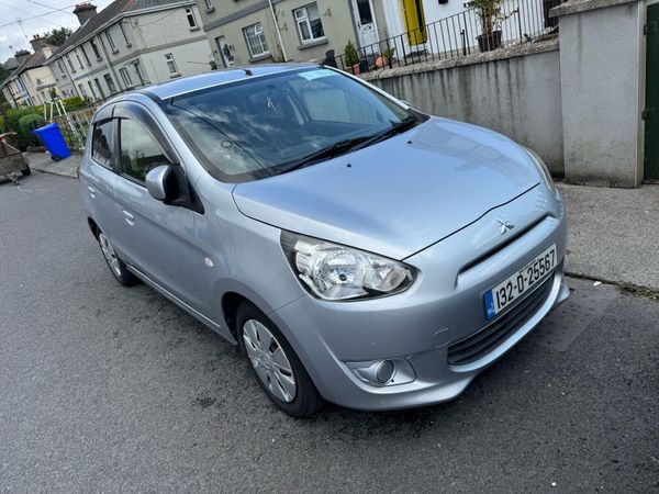 Mitsubishi Mirage Hatchback, Petrol, 2013, Silver