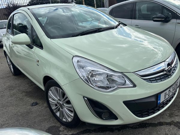 Opel Corsa Hatchback, Petrol, 2011, Green