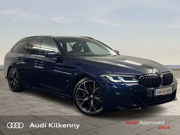 BMW 5-Series Estate, Diesel, 2024, Blue
