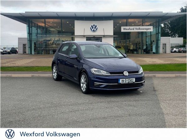 Volkswagen Golf Hatchback, Petrol, 2019, Blue
