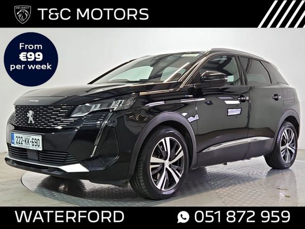 Peugeot 3008 MPV, Petrol Plug-in Hybrid, 2022, Black