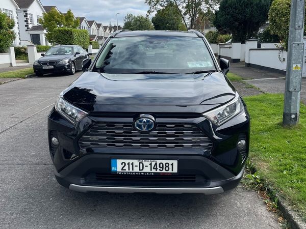 Toyota RAV4 SUV, Petrol Hybrid, 2021, Black