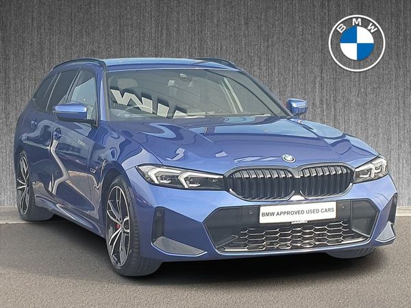 BMW 3-Series Estate, Petrol Plug-in Hybrid, 2023, Blue