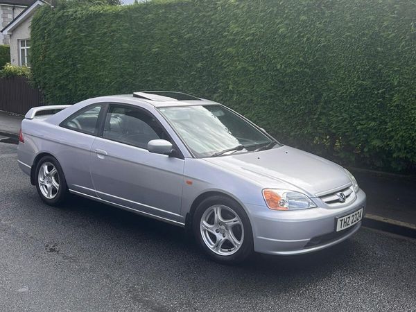 Honda Civic Coupe, Petrol, 2002, Silver