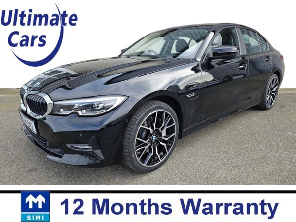 BMW 3-Series Saloon, Petrol Plug-in Hybrid, 2021, Black