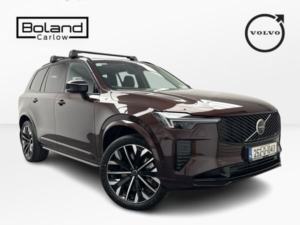 Volvo XC90 SUV, Petrol Plug-in Hybrid, 2025, Burgundy