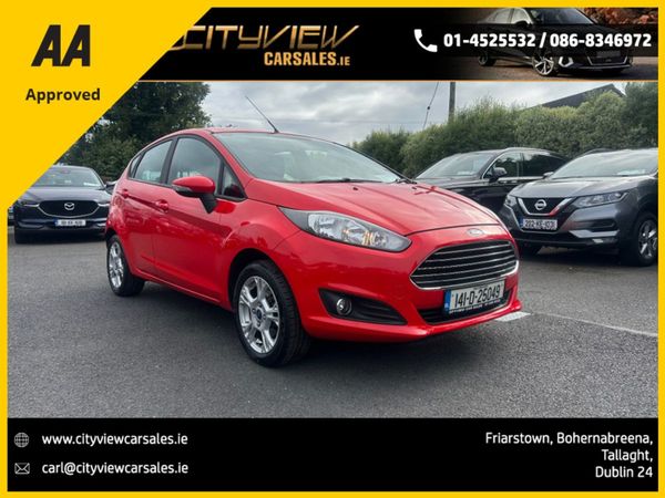 Ford Fiesta Hatchback, Petrol, 2014, Red