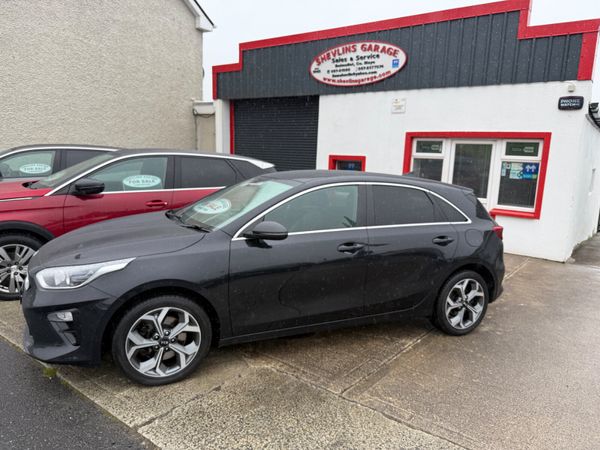 Kia Ceed Hatchback, Diesel Hybrid, 2021, Black