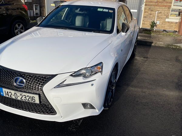Lexus IS Saloon, Petrol Hybrid, 2014, White