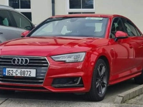 Audi A4 Saloon, Diesel, 2016, Red