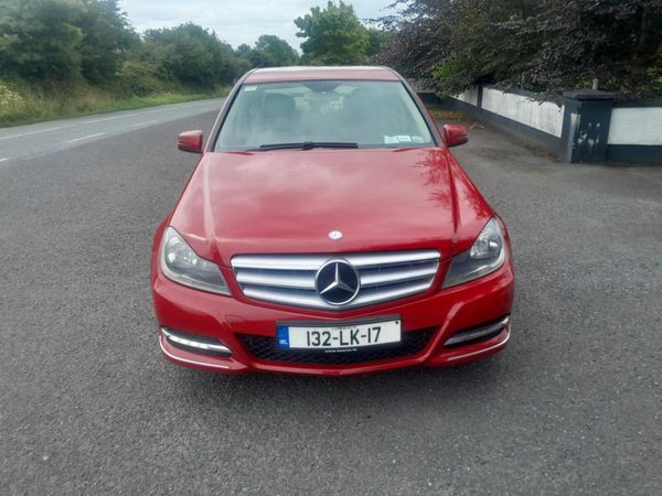 Mercedes-Benz C-Class Saloon, Diesel, 2013, Red