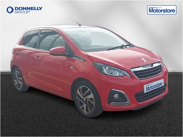 Peugeot 108 Hatchback, Petrol, 2016, Red