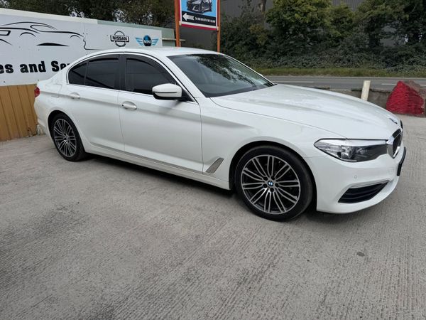 BMW 5-Series Saloon, Diesel, 2019, White