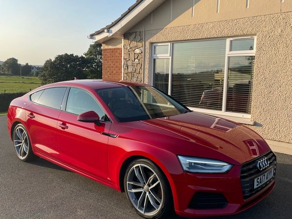 Audi A5 Hatchback, Diesel, 2017, Red