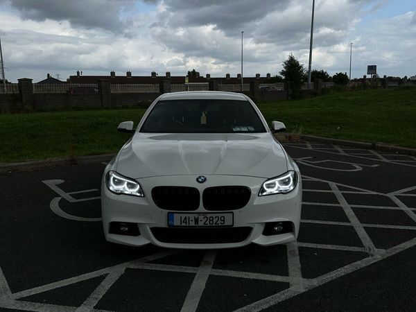 BMW 5-Series Saloon, Diesel, 2014, White