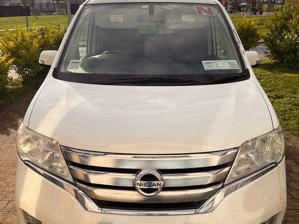 Nissan Serena MPV, Petrol Hybrid, 2013, White