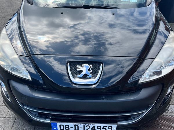 Peugeot 308 Hatchback, Diesel, 2008, Black