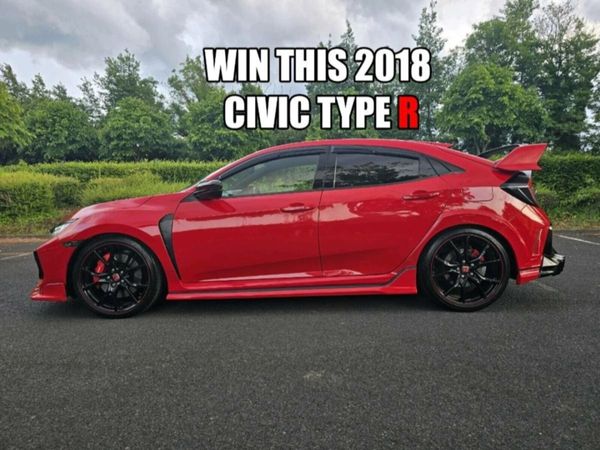 Honda Civic Hatchback, Petrol, 2018, Red