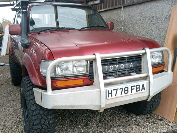 Toyota Land Cruiser SUV, Diesel, 1991, Red