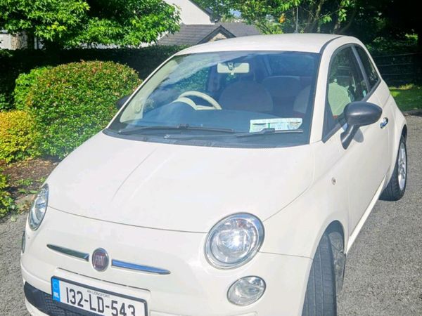 Fiat 500 Hatchback, Petrol, 2013, White