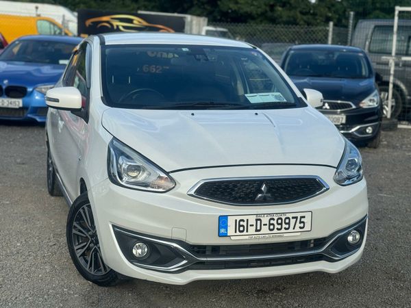 Mitsubishi Mirage Hatchback, Petrol, 2016, White