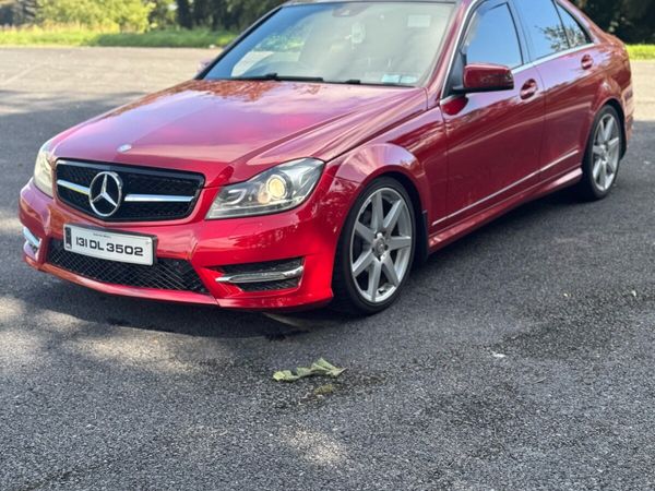 Mercedes-Benz C-Class Saloon, Diesel, 2013, Red