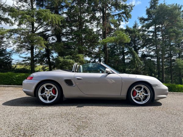 Porsche Boxster Convertible, Petrol, 2003, Silver