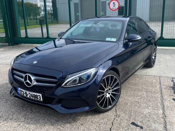 Mercedes-Benz C-Class Saloon, Petrol Plug-in Hybrid, 2017, Blue