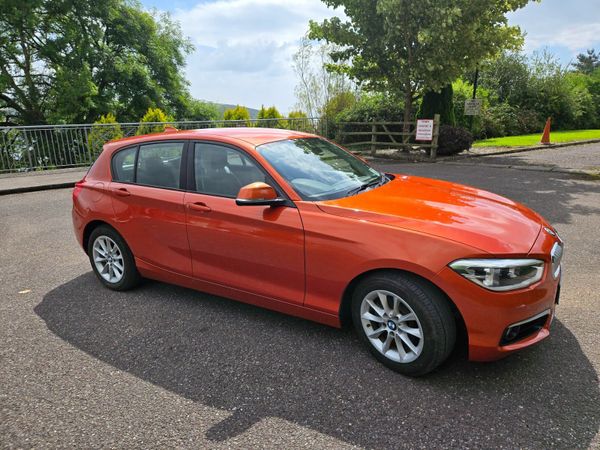 BMW 1-Series Hatchback, Petrol, 2017, Orange