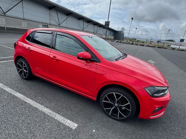 Volkswagen Polo Hatchback, Petrol, 2018, Red