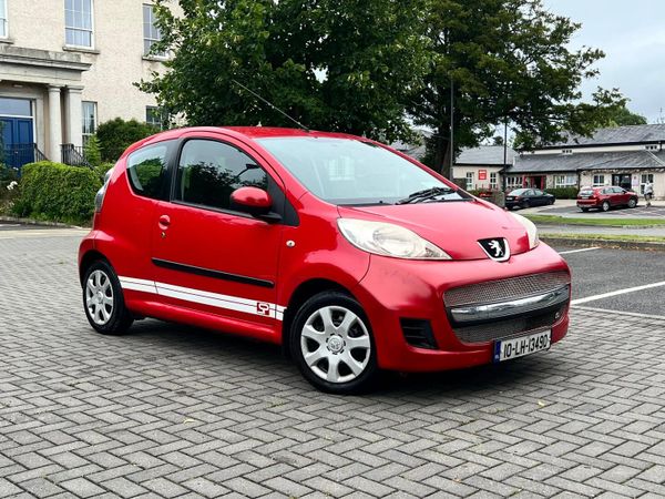 Peugeot 107 Hatchback, Petrol, 2010, Red