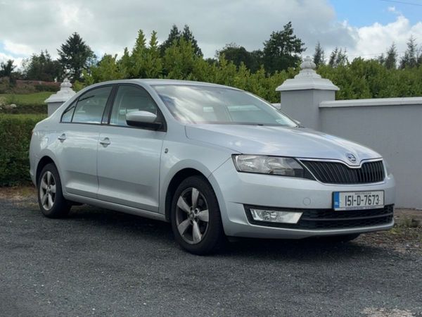 Skoda Rapid Saloon, Petrol, 2015, Silver