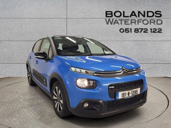 Citroen C3 Hatchback, Petrol, 2018, Blue