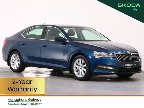 Skoda Superb Hatchback, Diesel, 2021, Blue