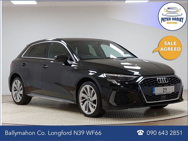 Audi A3 Hatchback, Petrol Hybrid, 2021, Black