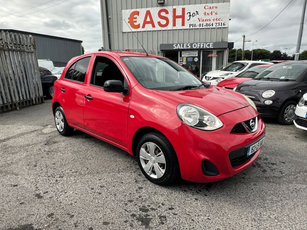 Nissan March Hatchback, Petrol, 2016, Red