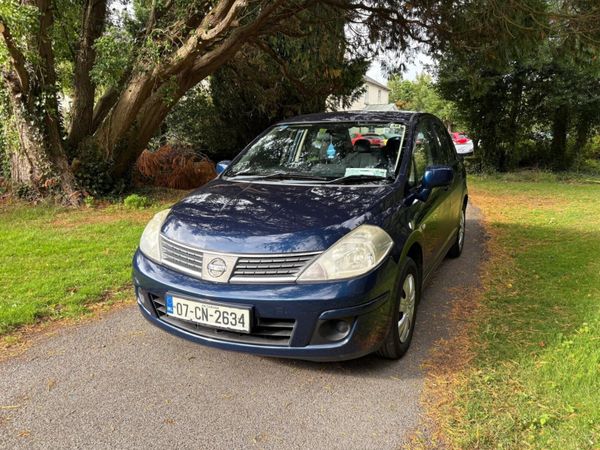 Nissan Tiida Saloon, Petrol, 2007, Blue