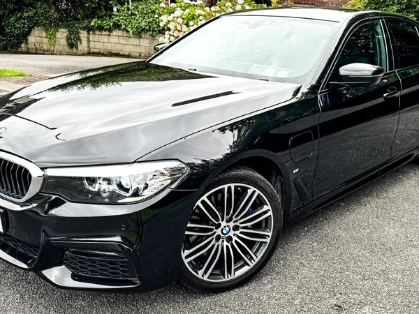BMW 5-Series Saloon, Petrol Plug-in Hybrid, 2019, Black