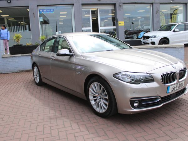 BMW 5-Series Saloon, Diesel, 2015, Gold