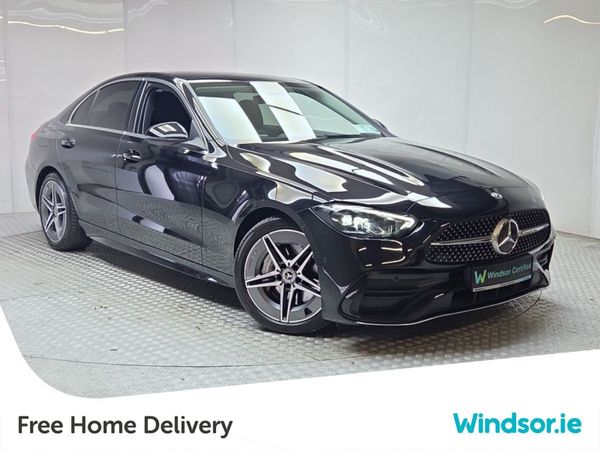 Mercedes-Benz C-Class Saloon, Diesel Hybrid, 2022, Black