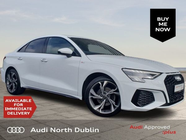 Audi A3 Saloon, Petrol, 2023, White