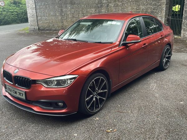 BMW 3-Series Saloon, Diesel, 2017, Orange