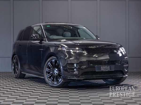 Land Rover Range Rover Sport SUV, Petrol Plug-in Hybrid, 2024, Black
