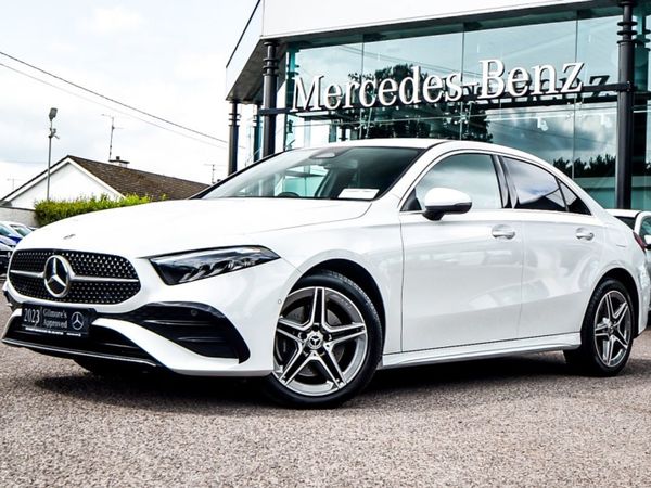 Mercedes-Benz A-Class Saloon, Petrol Plug-in Hybrid, 2023, White