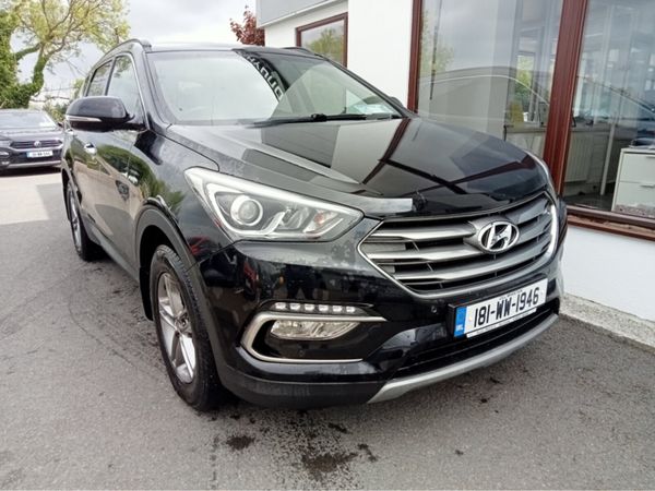 Hyundai Santa Fe SUV, Diesel, 2018, Black