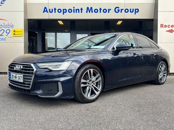 Audi A6 Saloon, Diesel, 2020, Blue