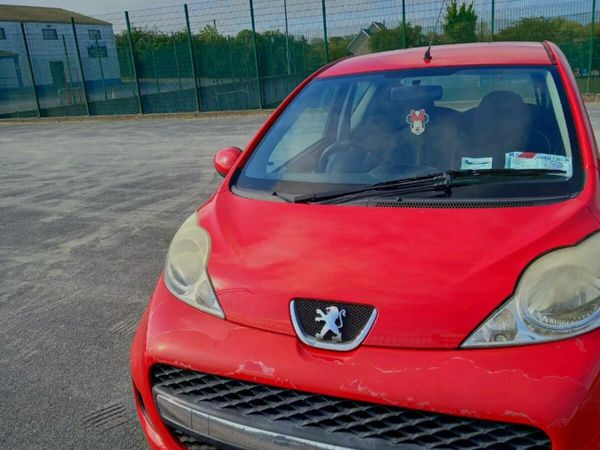 Peugeot 107 Hatchback, Petrol, 2009, Red