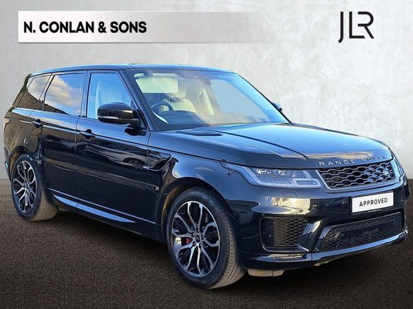 Land Rover Range Rover Sport SUV, Petrol Plug-in Hybrid, 2022, Black